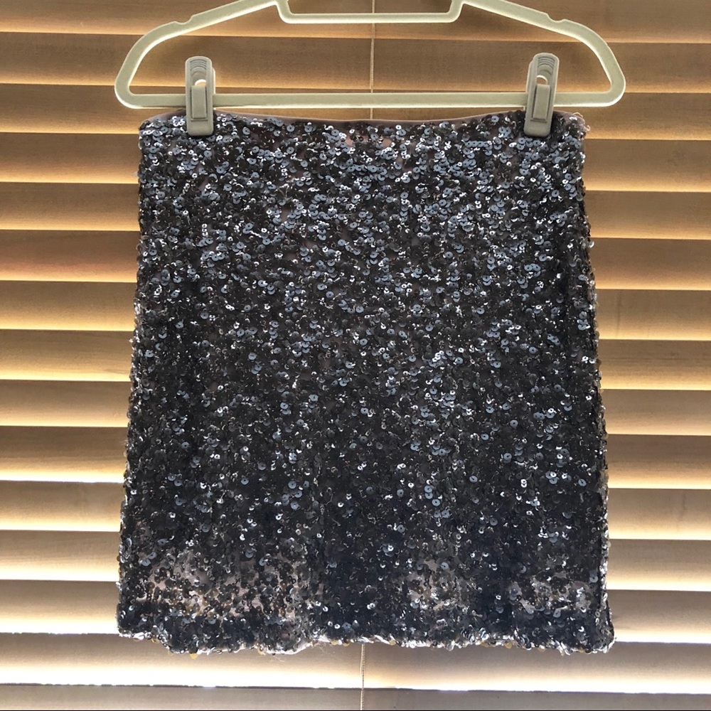 Free People Sequined Mini Skirt